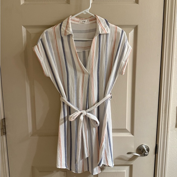 mine Dresses & Skirts - Mine Striped Button-Up Shirt